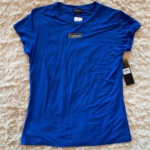 NWT Women’s royal blue bebe shirt